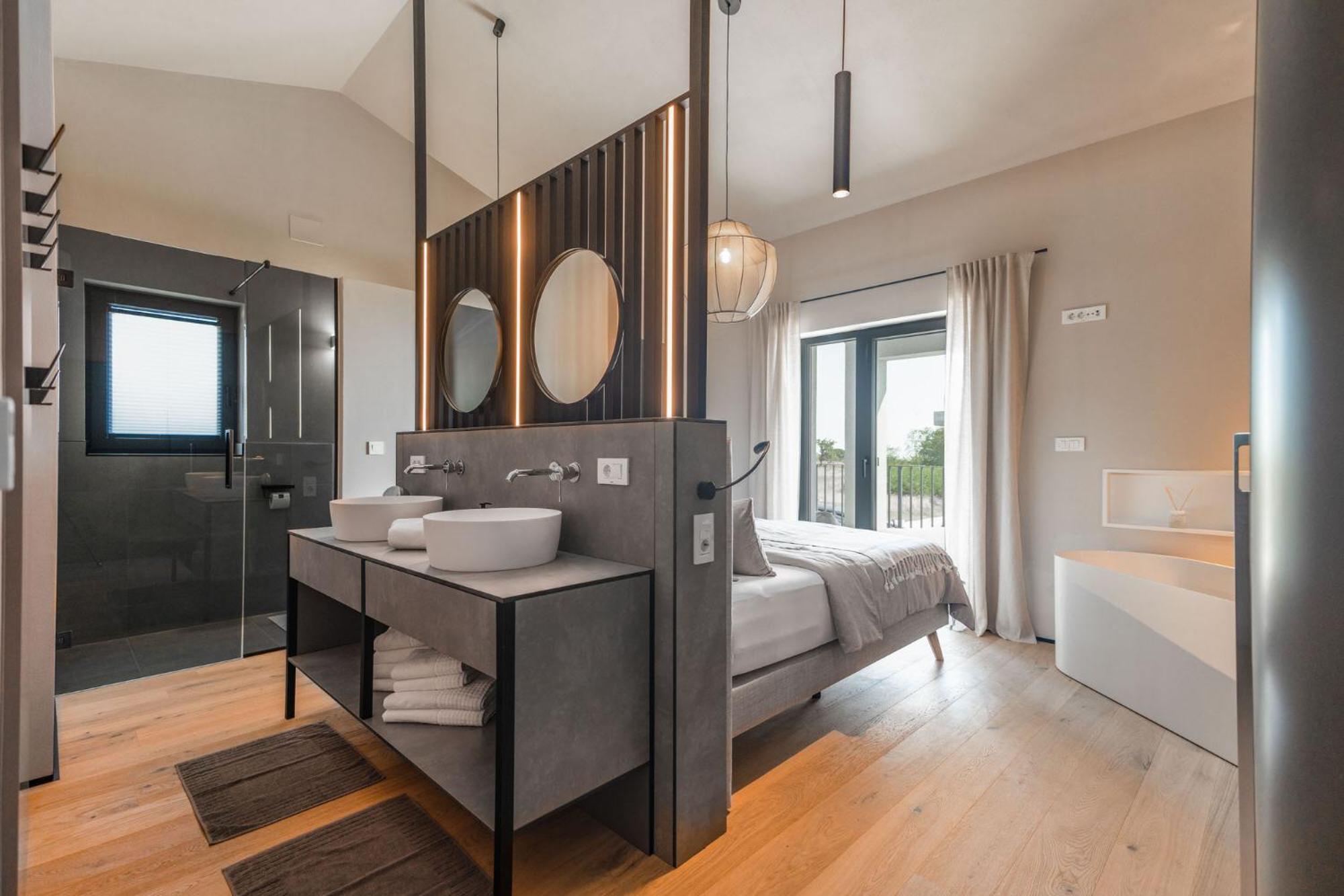 Villa Bewegte Berge Kaštelir Kültér fotó