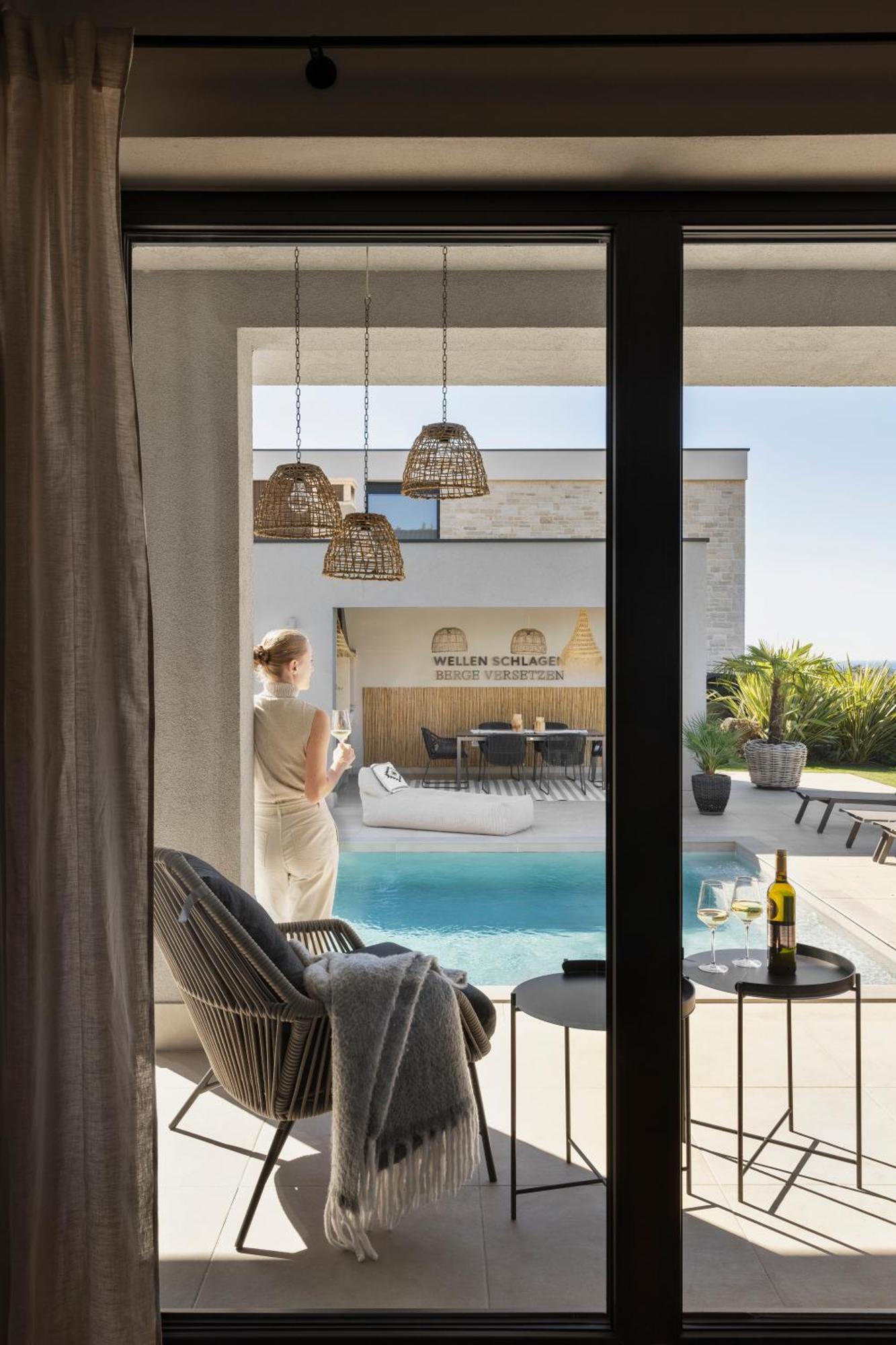 Villa Bewegte Berge Kaštelir Kültér fotó