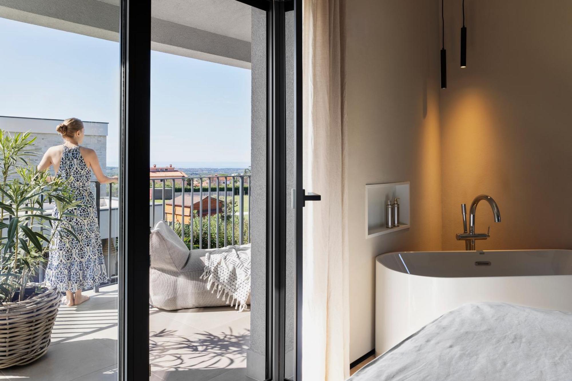 Villa Bewegte Berge Kaštelir Kültér fotó