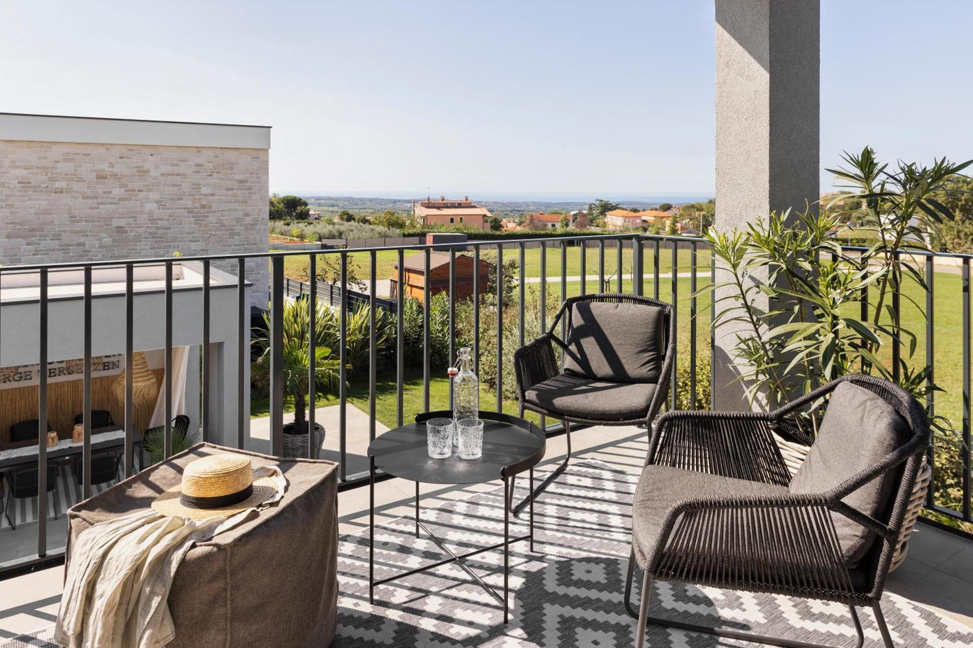 Villa Bewegte Berge Kaštelir Kültér fotó
